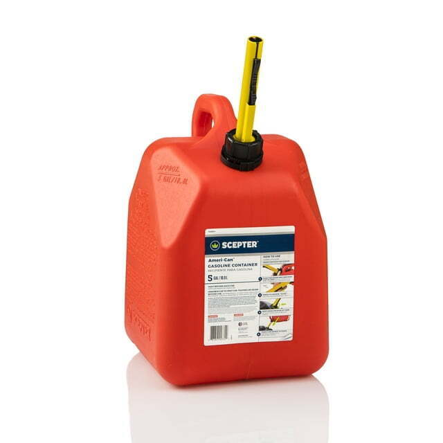 Gasoline Can 5 Gallon Volume Capacity, FG4G511, Red Gas Can Fuel Container