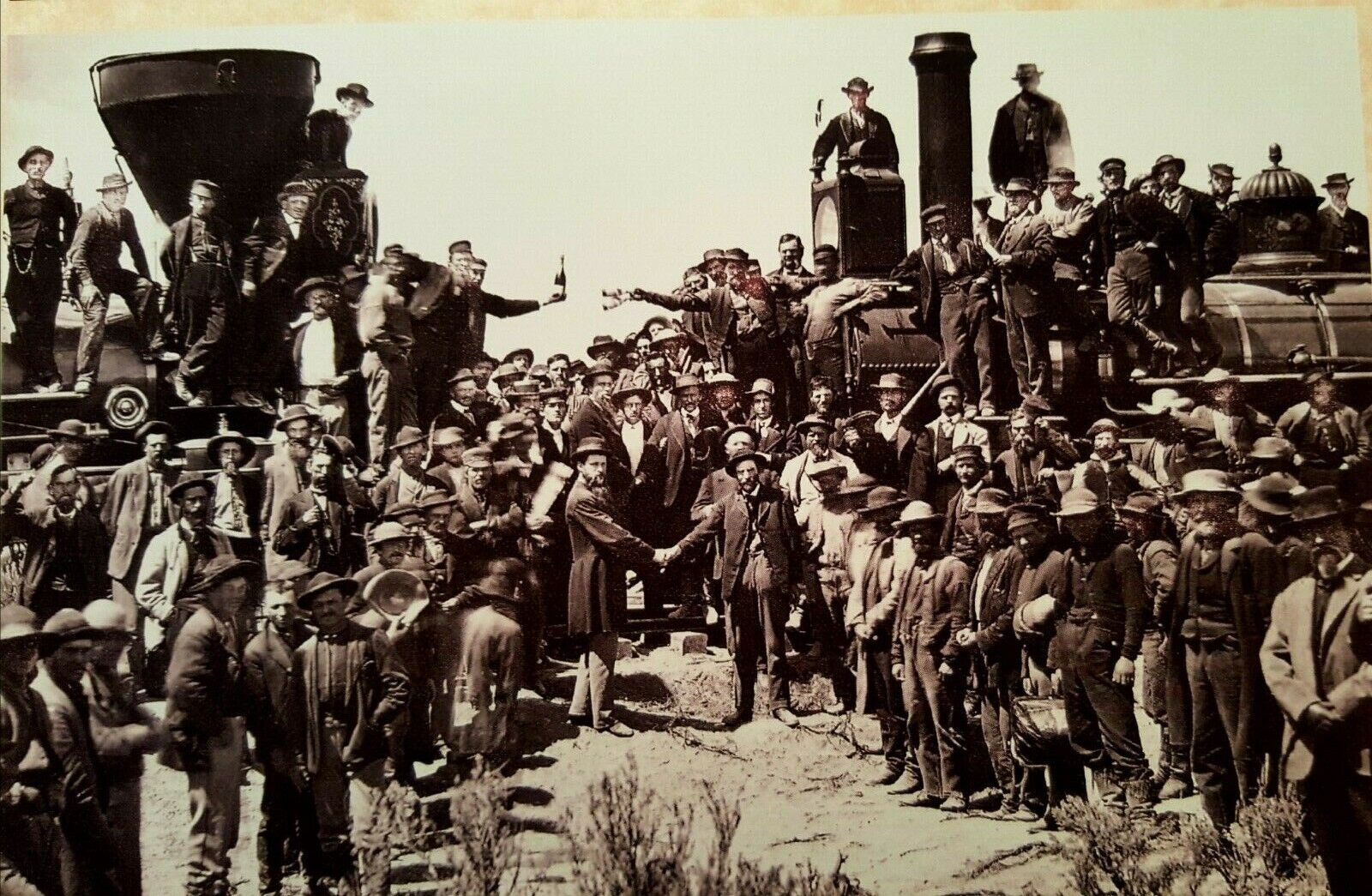 Completion of the Transcontinental  Railroad 155  year Anniversary 12  Photos