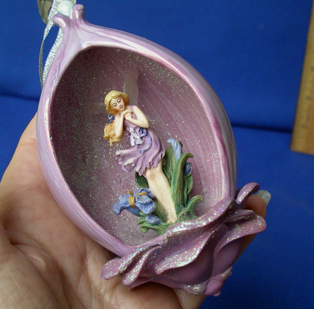 Fairy Secret Garden Heirloom Ornaments Bradford Edition Violet Mirage Premier