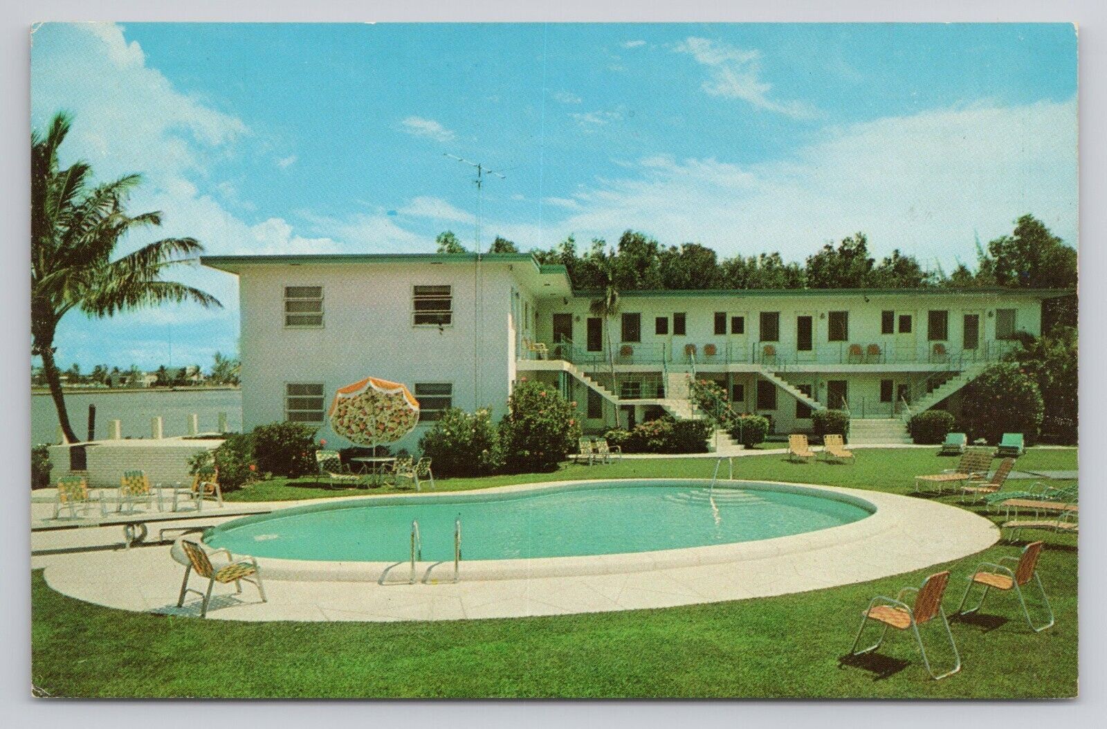 Postcard Holiday Isle Apartments Fort Lauderdale Florida