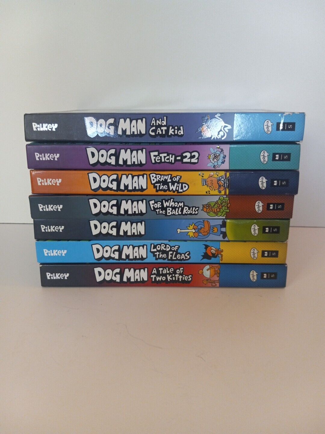 lot Dog Man Hardcover  7 Book by Dav Pilkey series