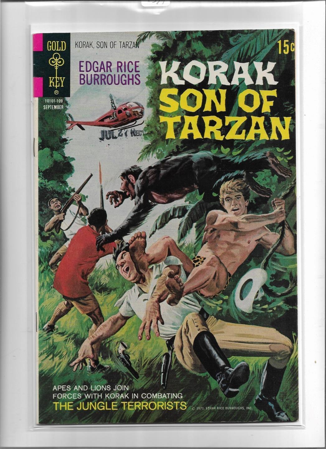 EDGAR RICE BURROUGHS KORAK SON OF TARZAN #43 1971 VERY FINE+ 8.5 4539