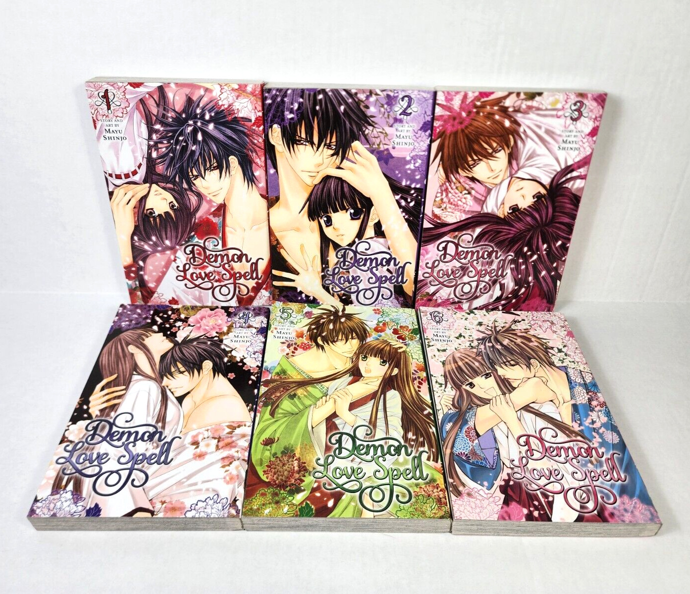 Demon Love Spell Manga Complete Series Vol 1-6 English 1st Printings Mayu Shinjo