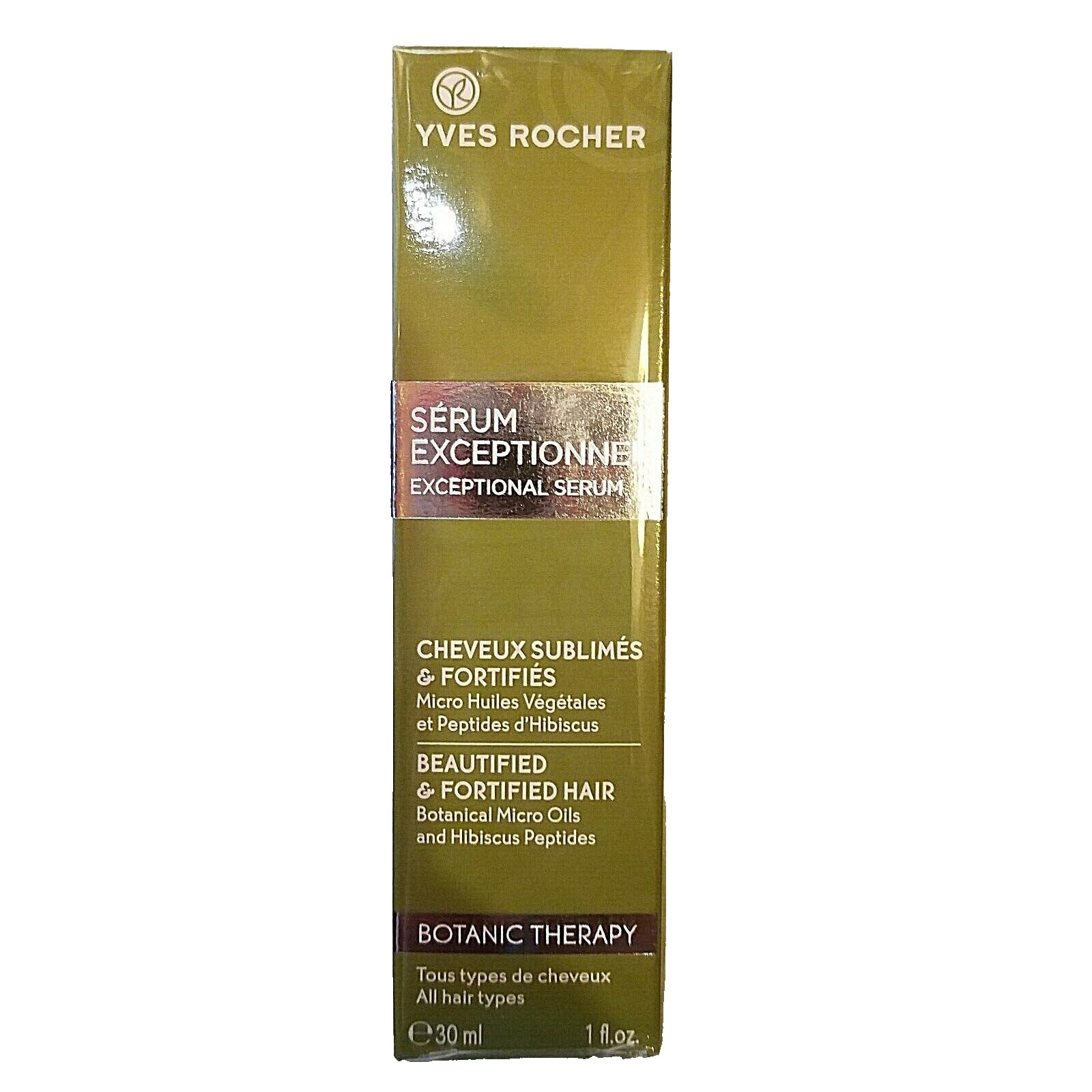Yves Rocher EXCEPTIONAL SERUM Botanic Therapy for Hair 1 fl oz Pump DISCONTINUED