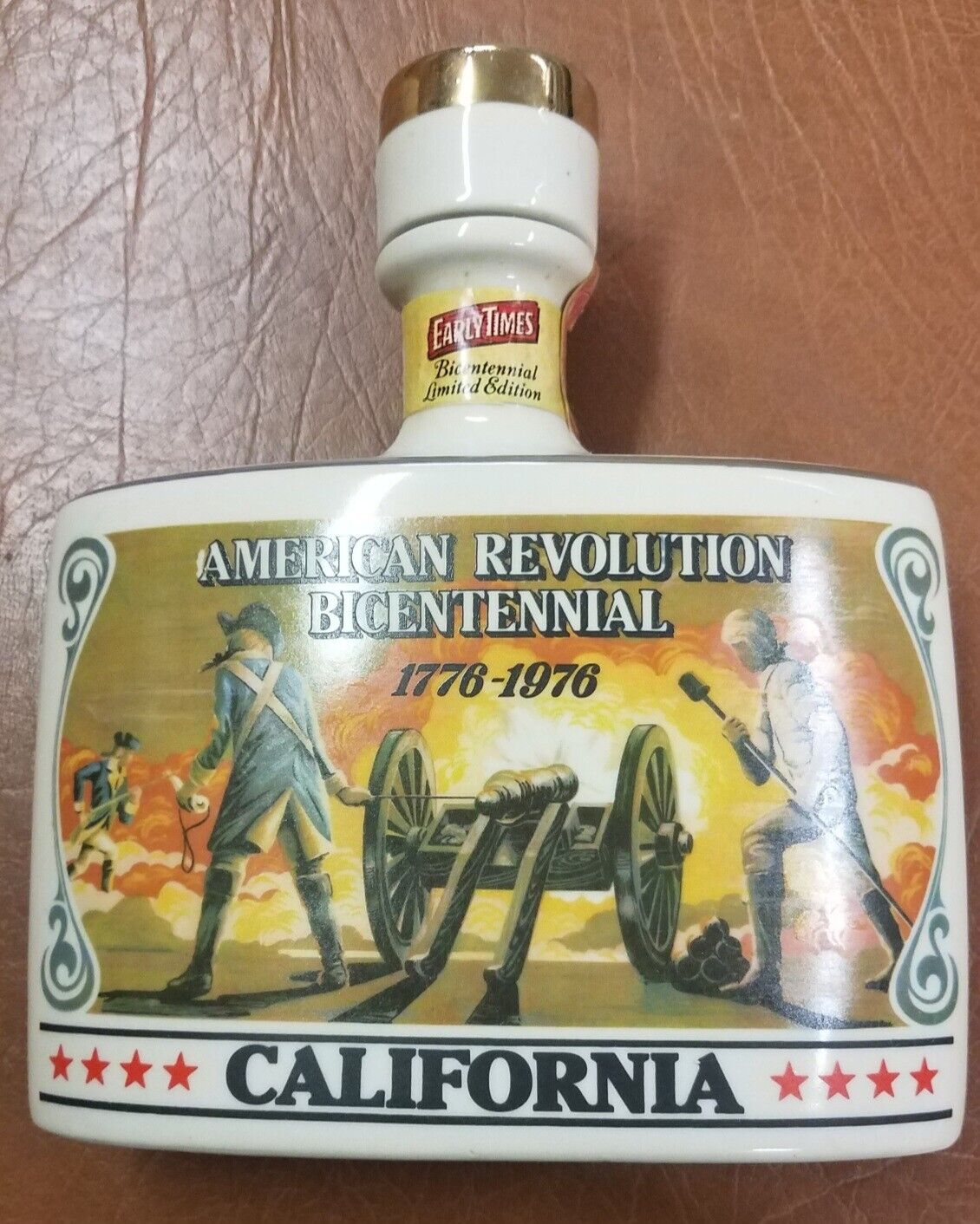 RARE CALIFORNIA- Limited Edition  Early Times Bicentennial Whiskey Decanter 1976