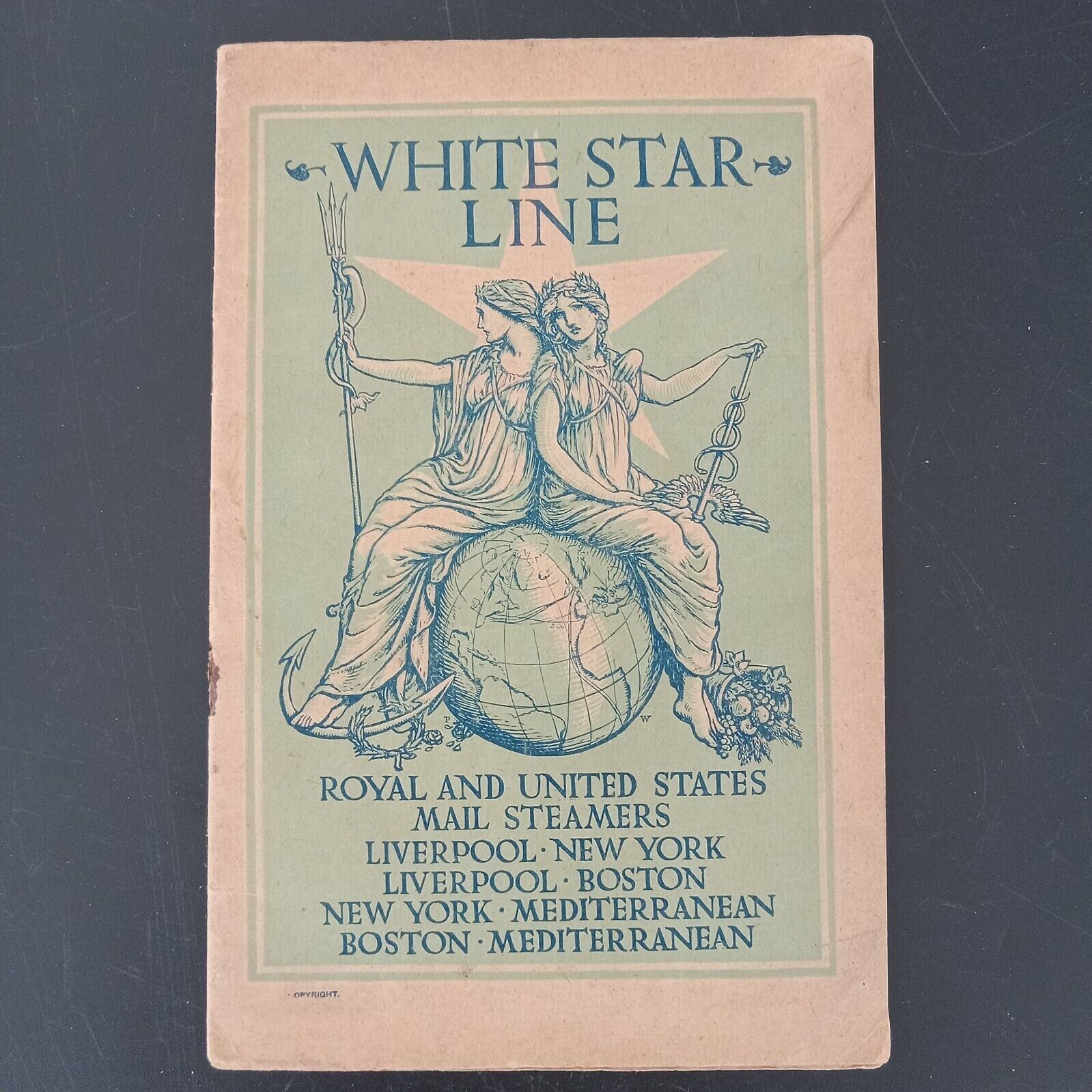 SS CELTIC White Star Line First Class Passenger List NY Liverpool May 31, 1907