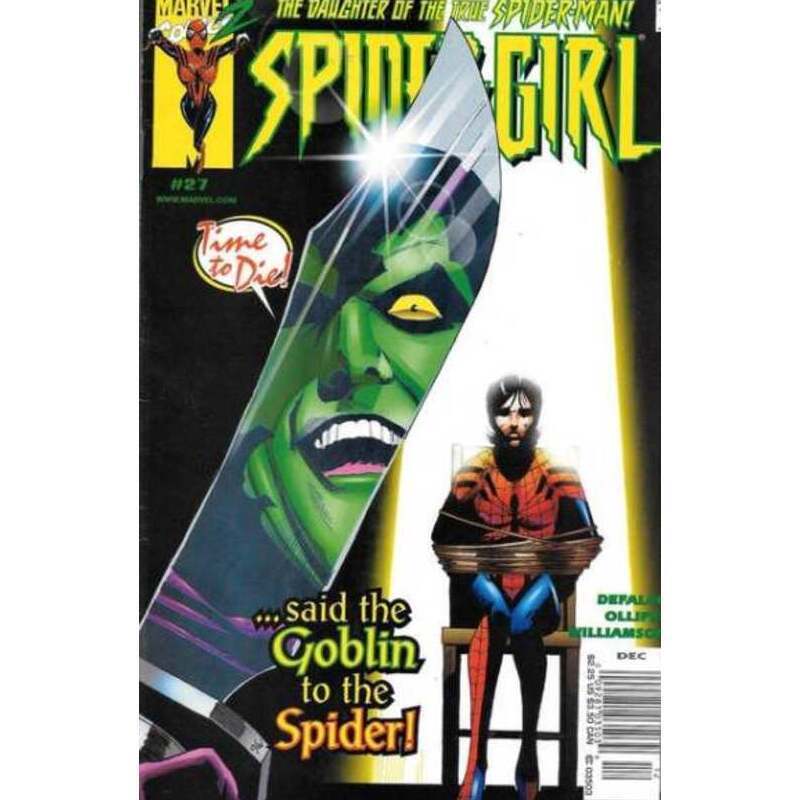 Spider-Girl #27 Newsstand  - 1998 series Marvel comics VF [x}