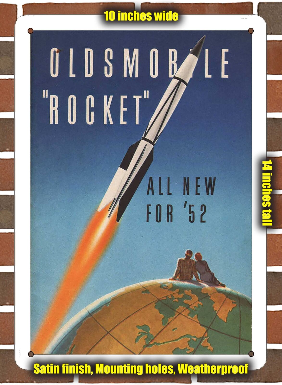 METAL SIGN - 1952 Oldsmobile Rocket