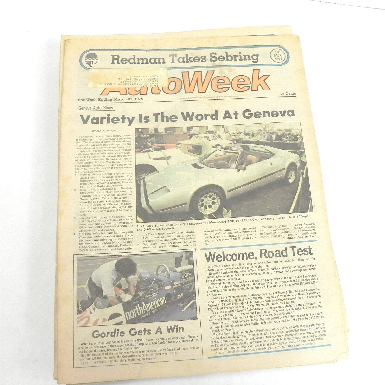 VINTAGE 1978 AUTO WEEK NEWSPAPER MAGAZINE LOT OF 50 ISSUED WEEKLY 11