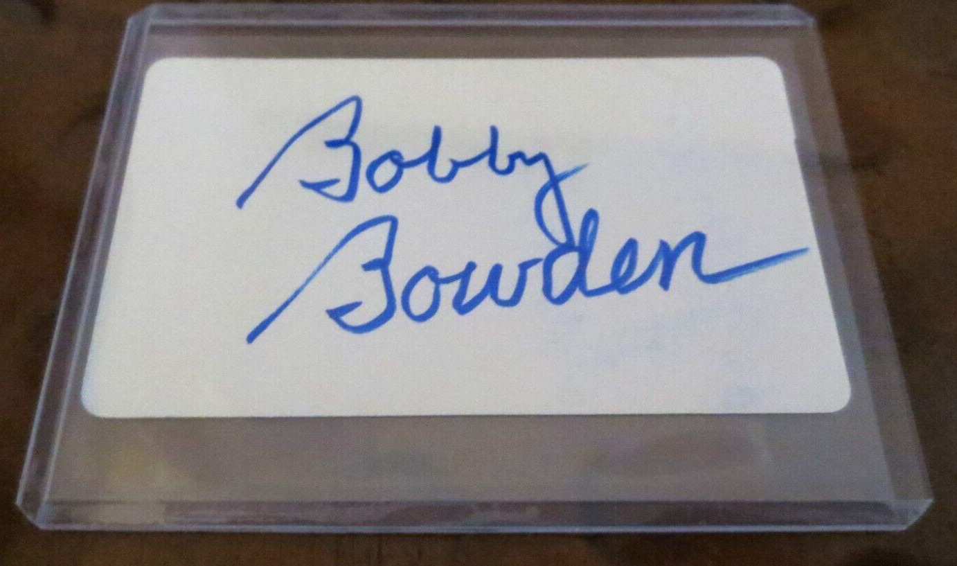 Bobby Bowden signed autographed card Head Coach FSU Seminoles Florida State