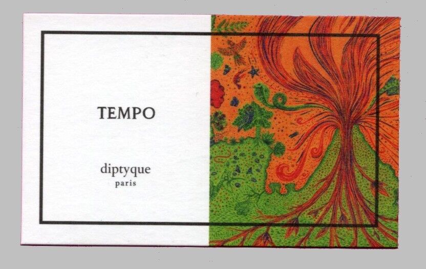 Advertising card - advertising card - Diptych tempo
