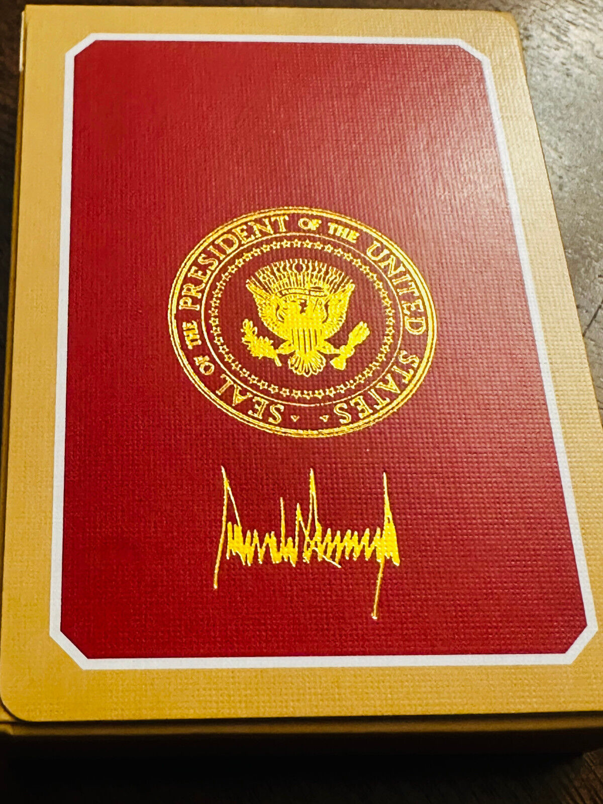Sealed Donald Trump Presidential Seal VVIP Playing Cards