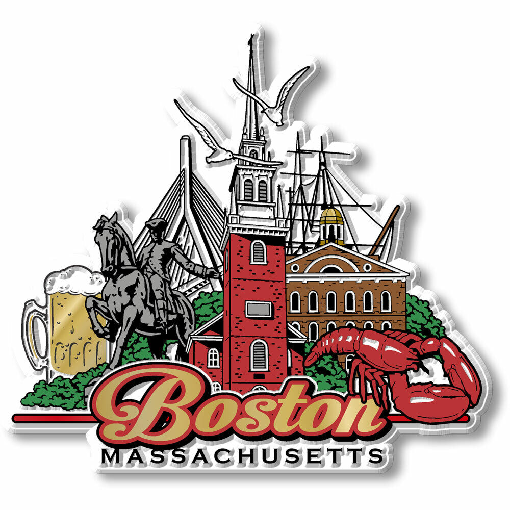 Boston City Magnet by Classic Magnets