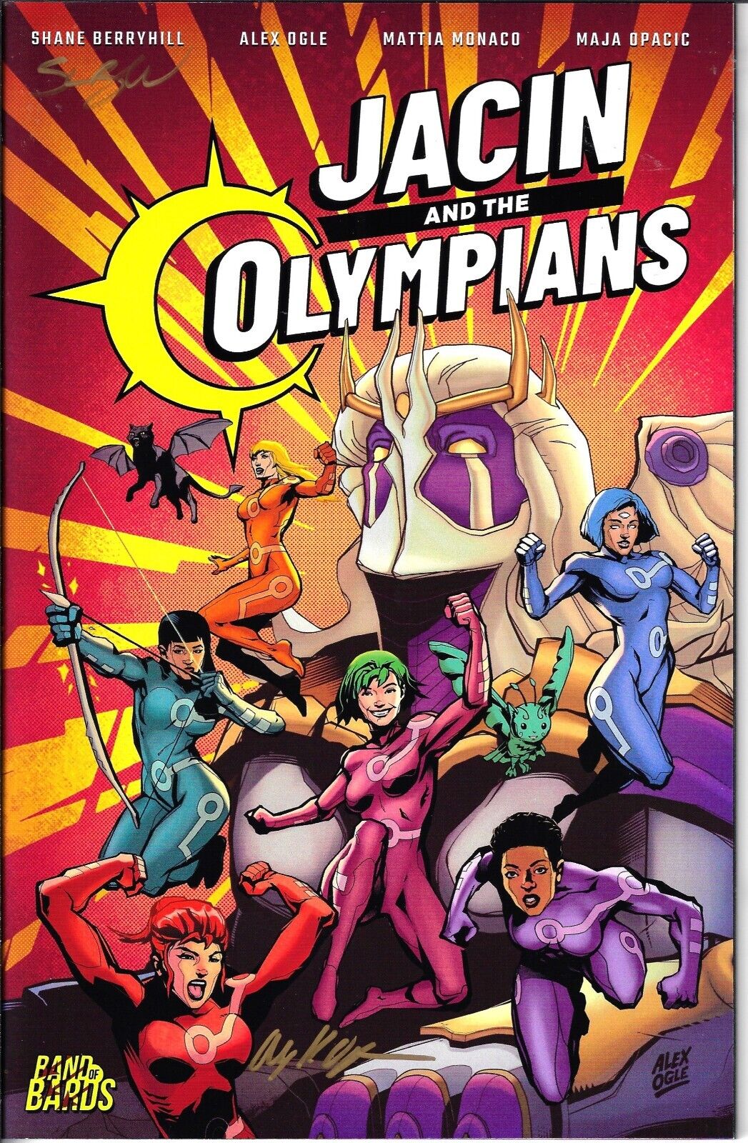 Jacin and the Olympians #1 Signed by Alex Ogle/Shane Berryhill 2023 EB204