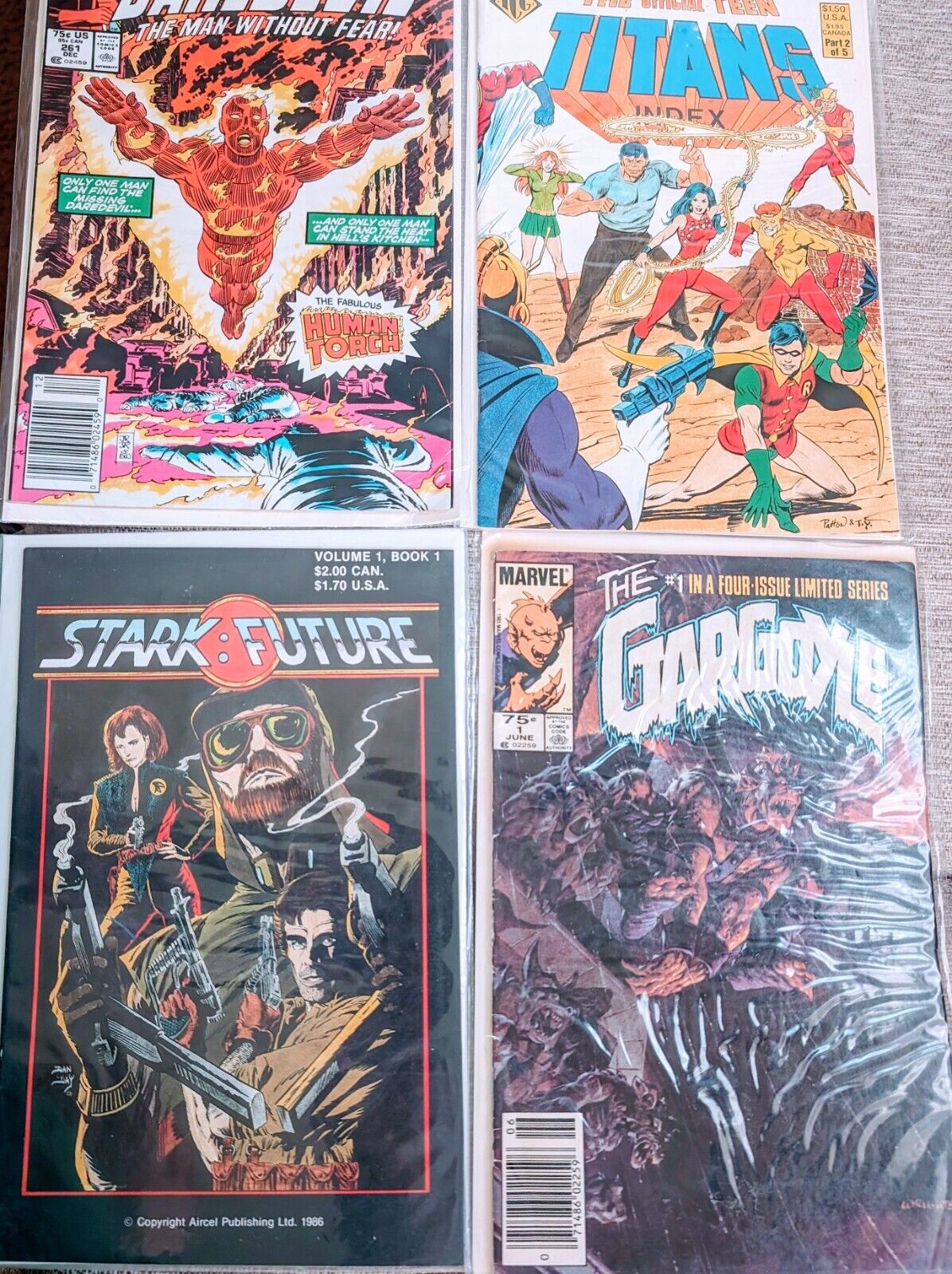 Lot of 4 Vintage Comic Books