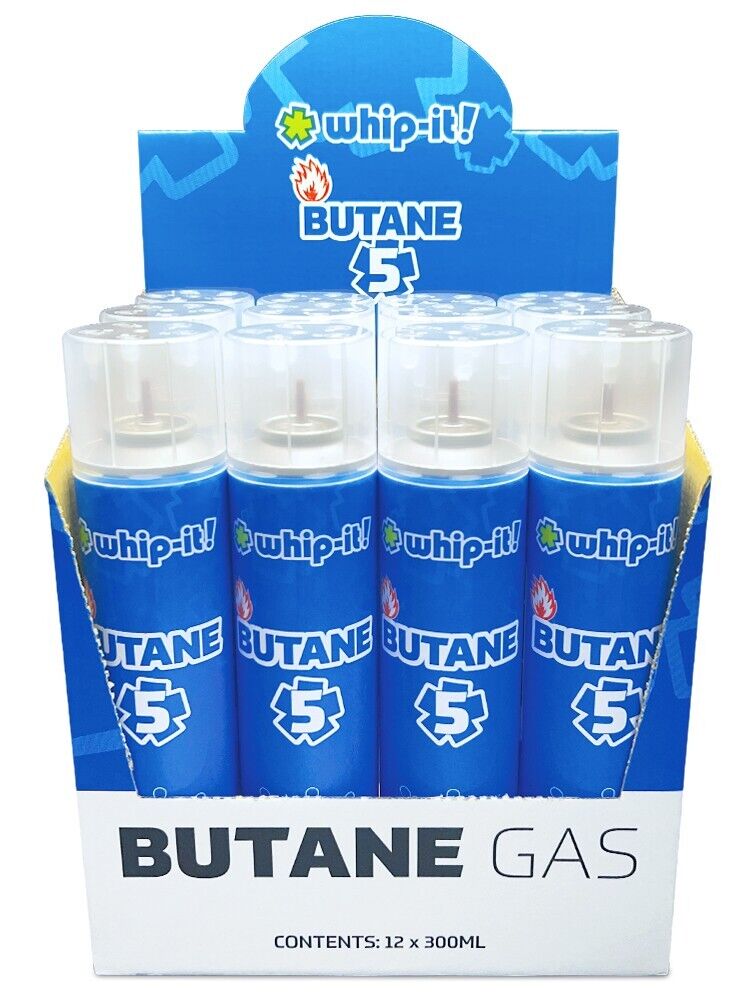 Whip-It Butane 5 (300ml) - Case of 96 cans