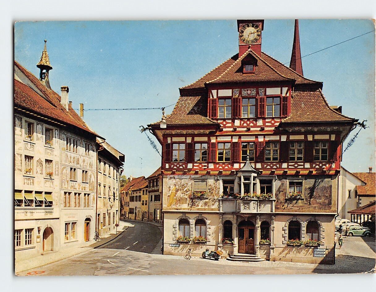 Postcard Rathaus und \