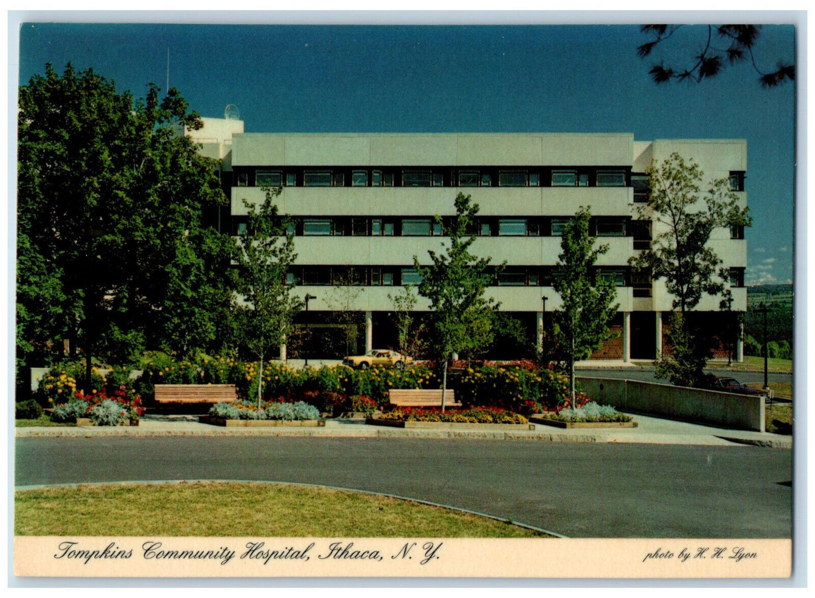 c1950\'s Tompkins Community Hospital Ithaca New York NY Unposted Postcard