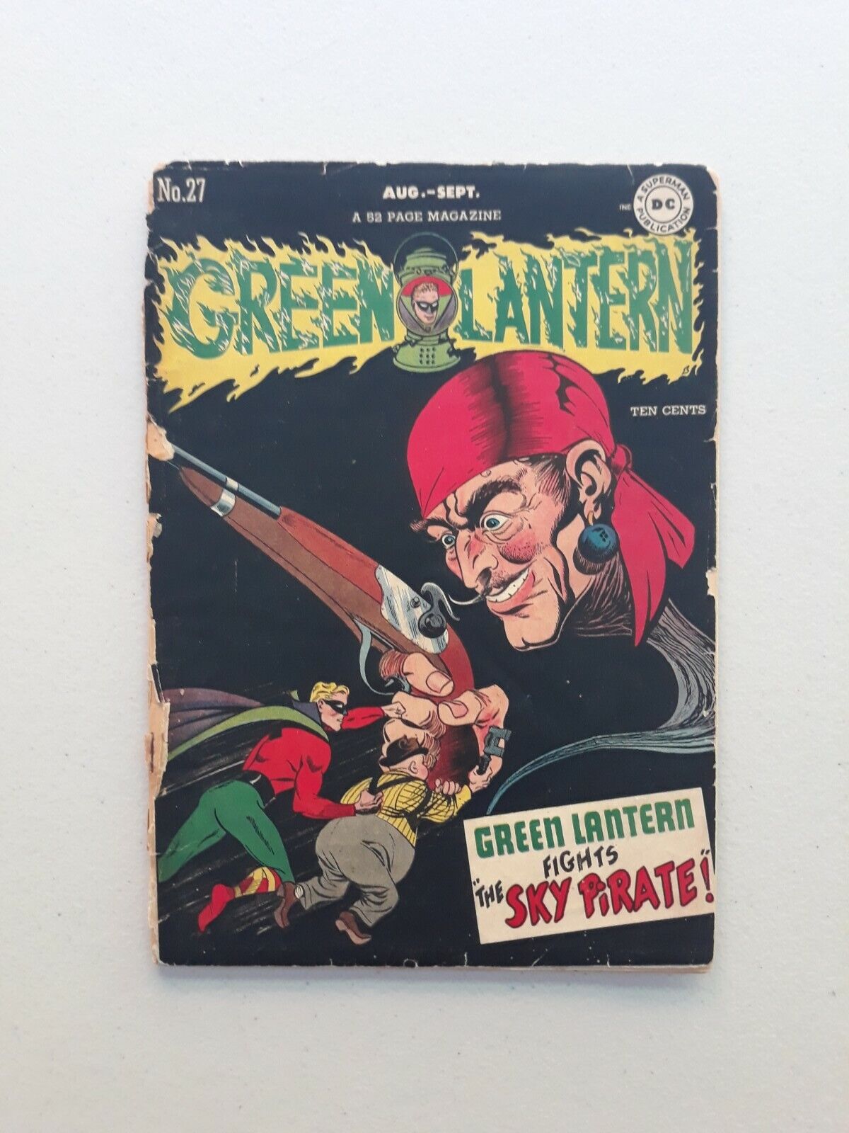 Green Lantern Comics 27 DC Comics 1947 RARE 1st Sky Pirate 