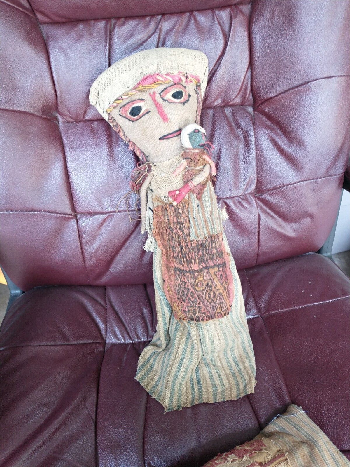 1C Medium Chancay Peruvian Funerary Doll