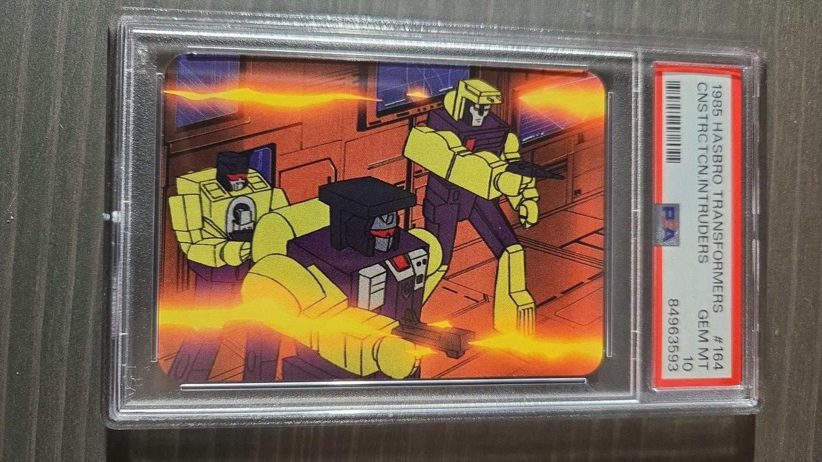 1985 Hasbro Transformers #164 Constructicon Intruders PSA 10