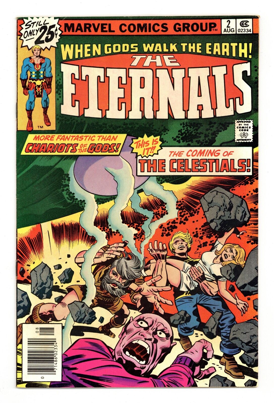 Eternals #2 FN- 5.5 1976 Low Grade