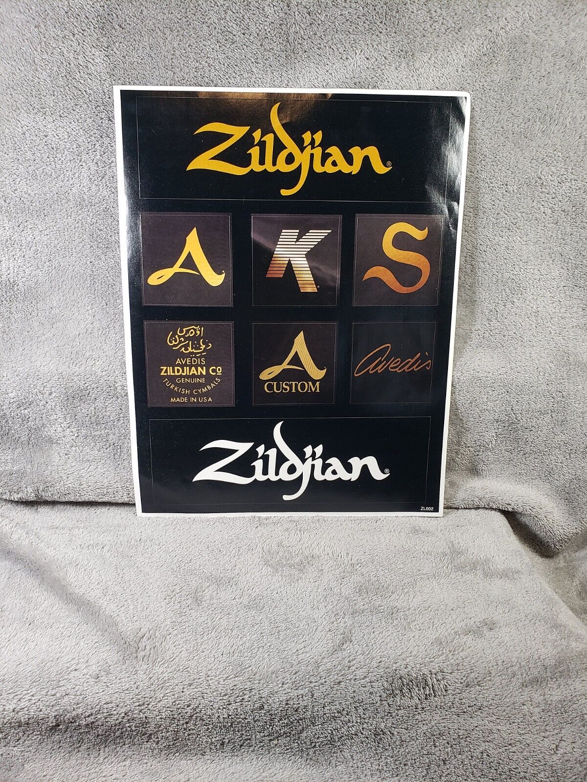 Zildjian 8 Sticker Sheet