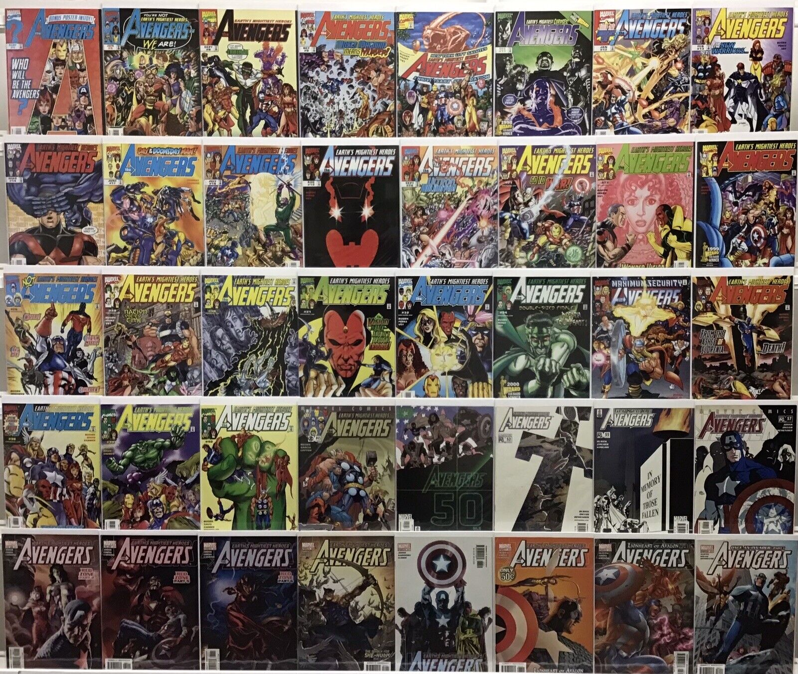 Marvel Comics - Avengers 3rd Volume - Comic Book Lot Of 40