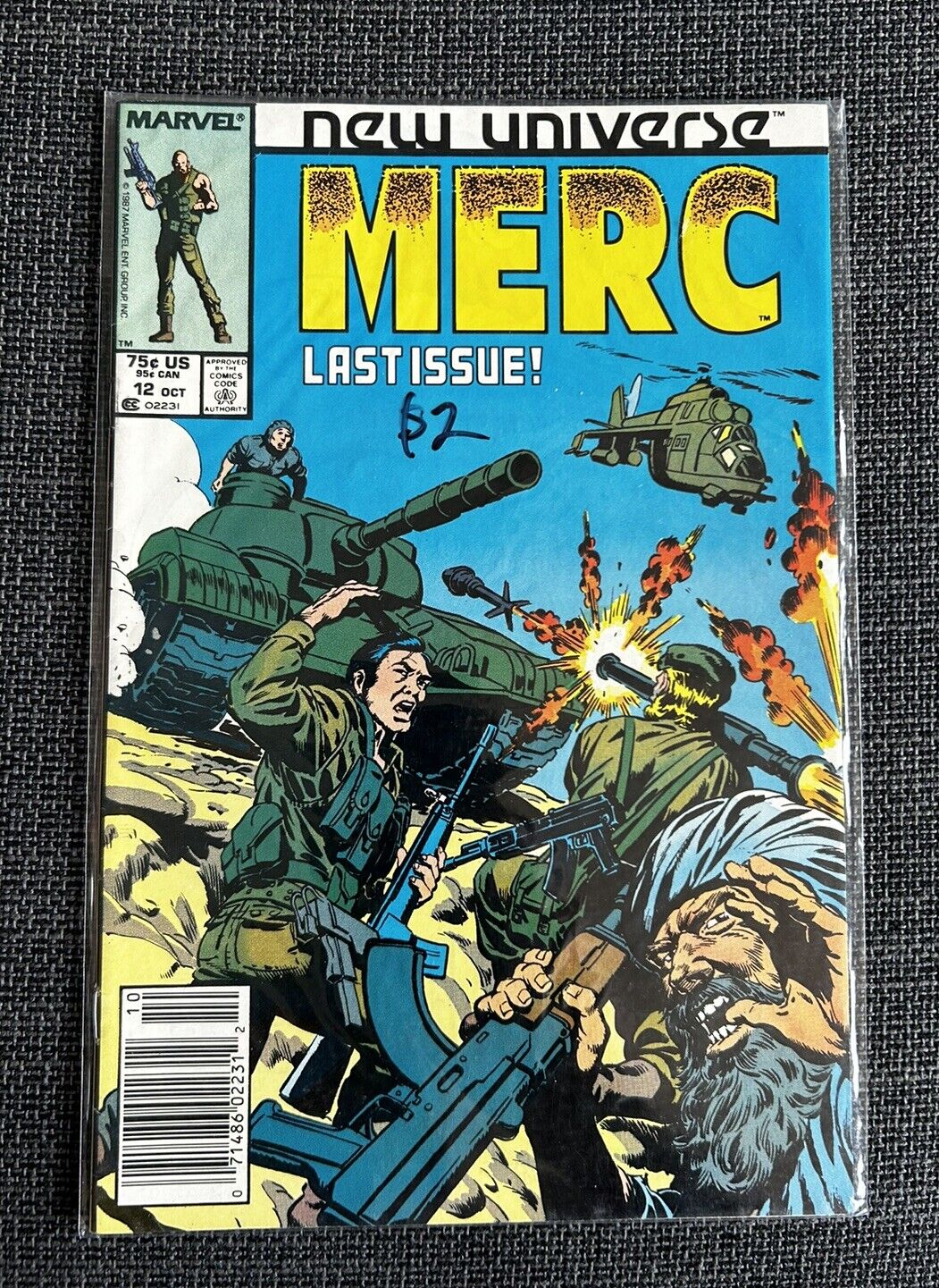 Marc Hazzard: Merc Vol.1 # 12 October 1987 Marvel Comics