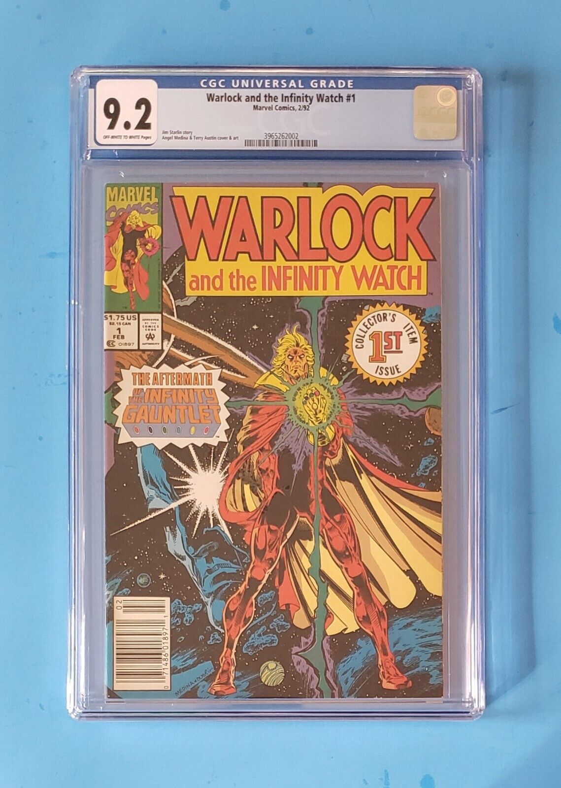 Warlock and the Infinity Watch #1 Graded CGC 9.2 - 1992 Marvel Comics