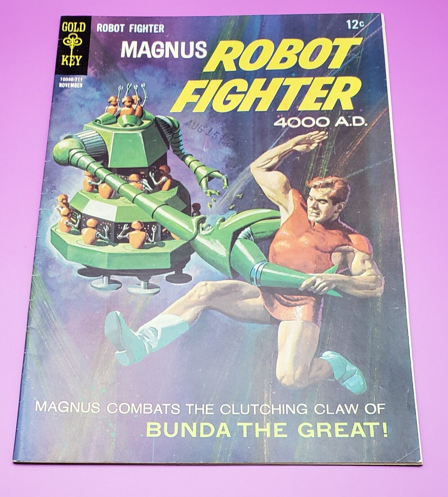 Magnus Robot Fighter #20 VF High Grade 1967 Gold Key Silver Age Sci-Fi