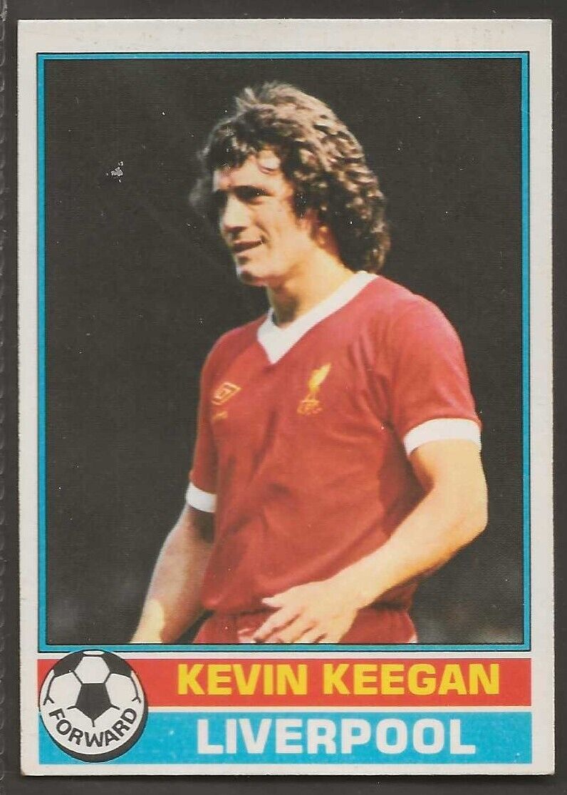 TOPPS-FOOTBALL (RED BACK 1977)-#200- LIVERPOOL - KEVIN KEEGAN