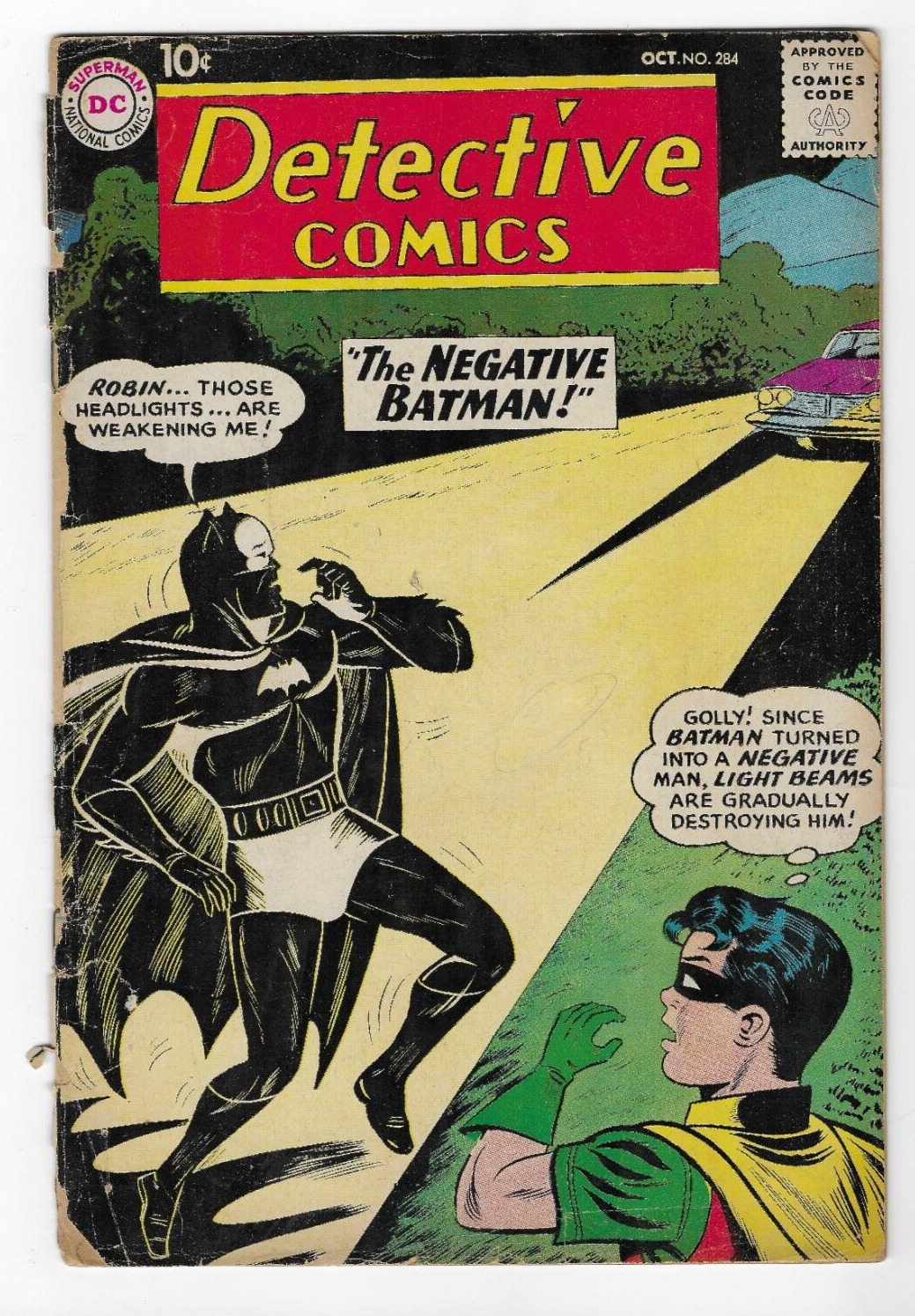 Detective Comics #284 3.0 (DC Comics 1960) - Negative Batman / Martian Manhunter