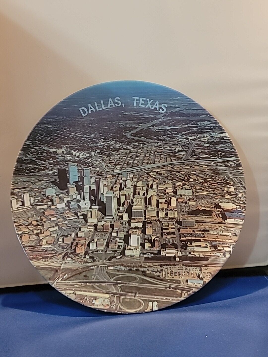 texas ware plate Dallas Texas Skyline