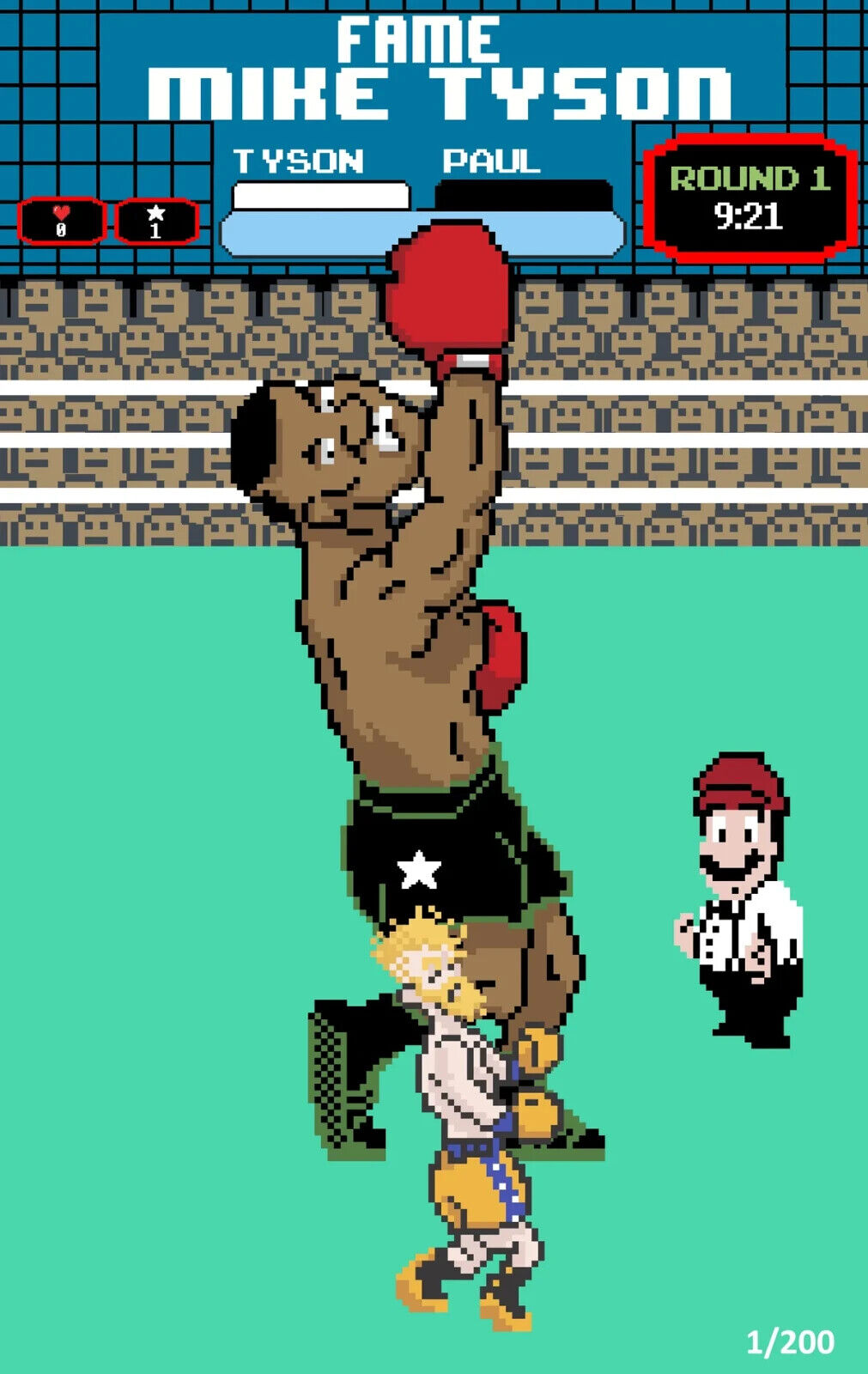MIKE TYSON #1 MATTHEW WAITE PUNCH-OUT LTD 200 NUMBER