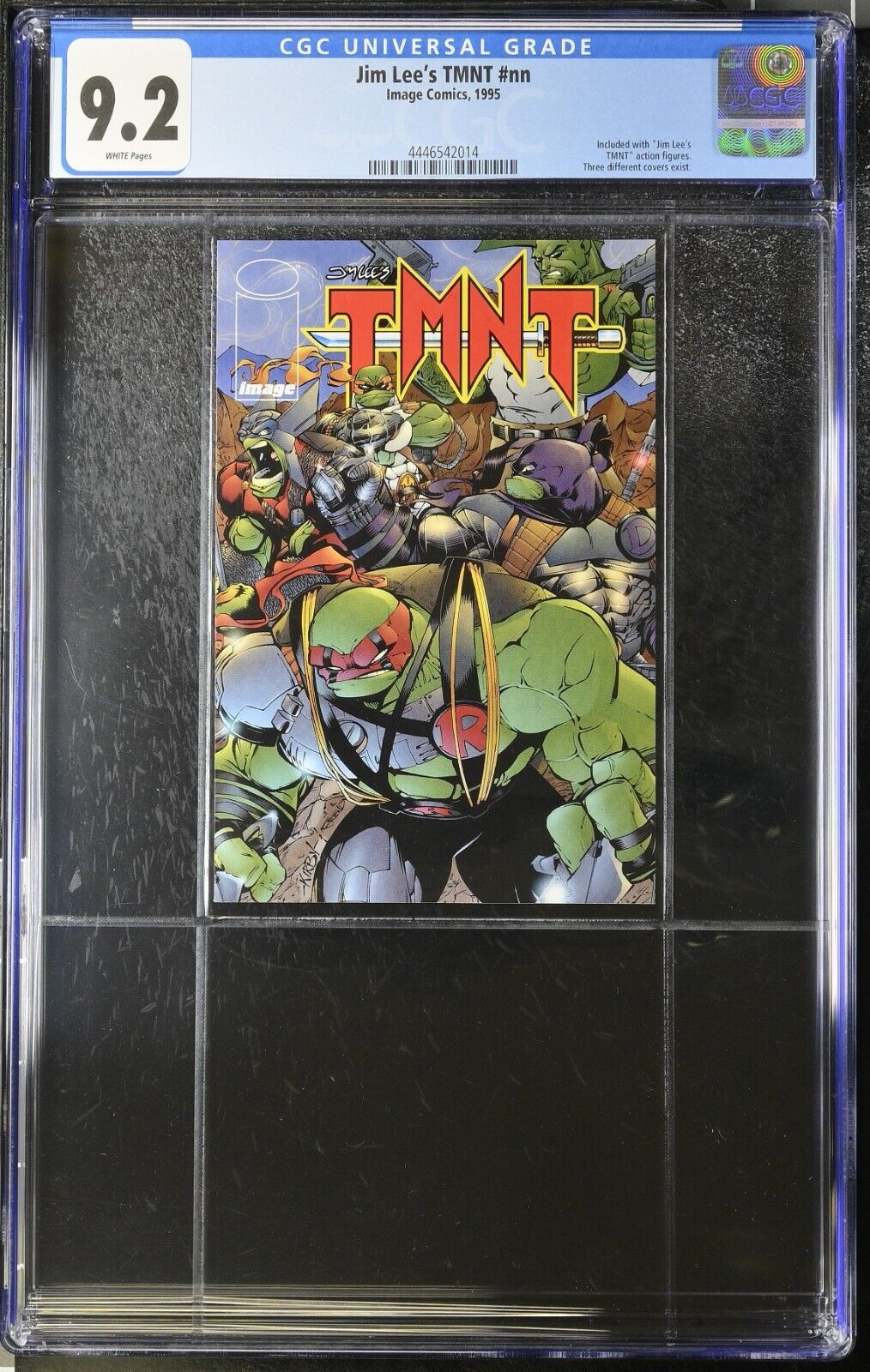 Jim Lee\'s TMNT #1 - CGC 9.2 (1995, Image) Raphael, mini figure insert insert