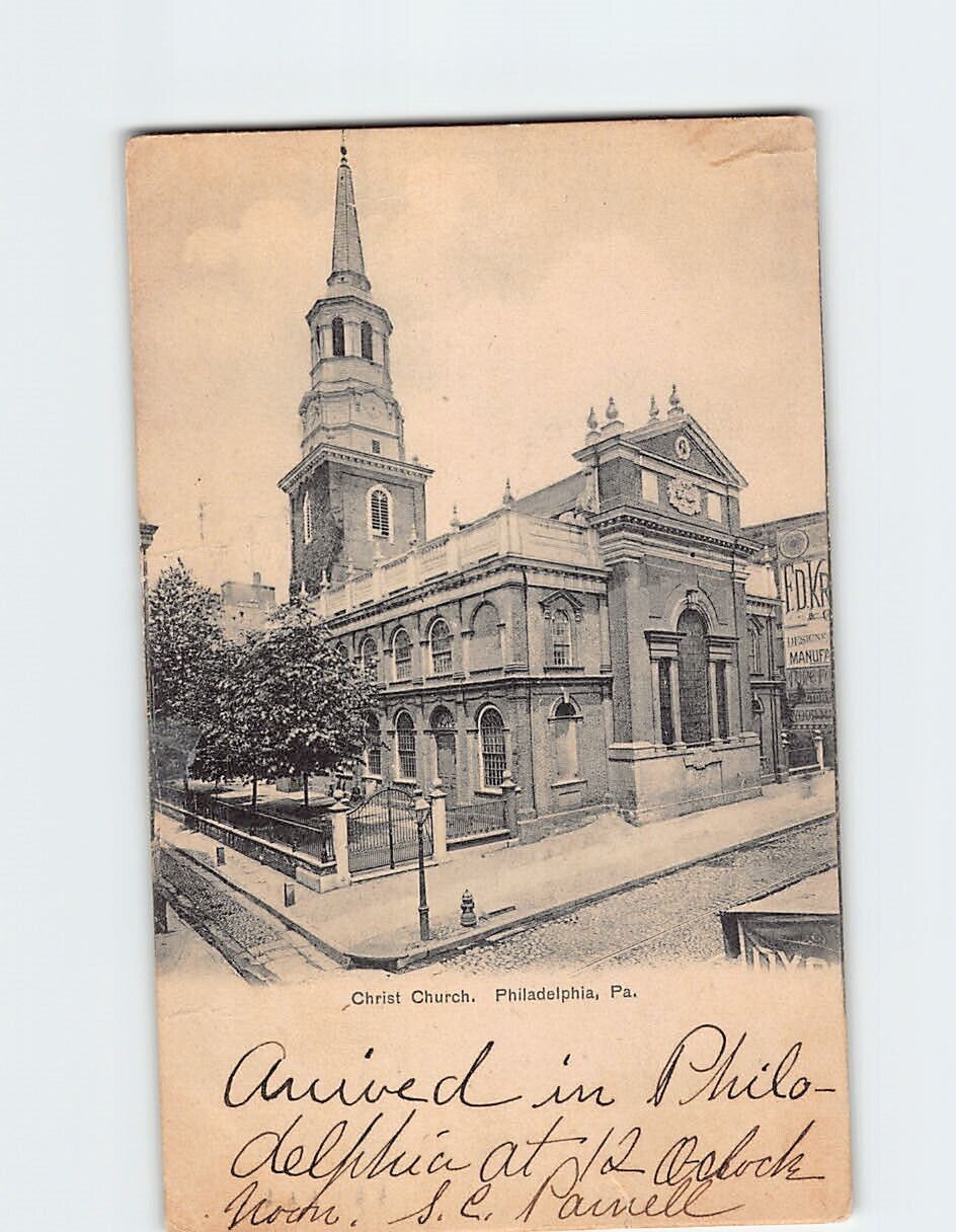 Postcard Christ Church Philadelphia Pennsylvania USA