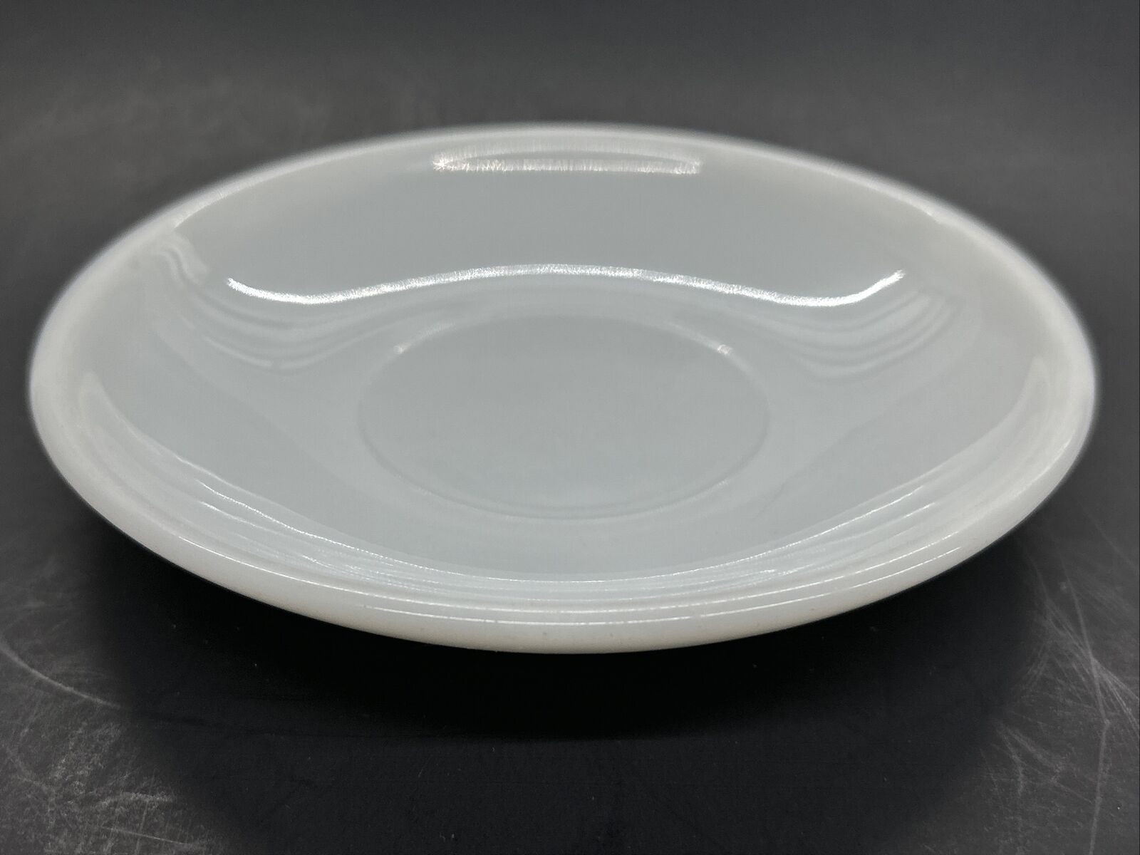 Vintage 7” Saucer Or Plate By U.S. Corning TM REG Made In U.S.A 1951 Glassblower