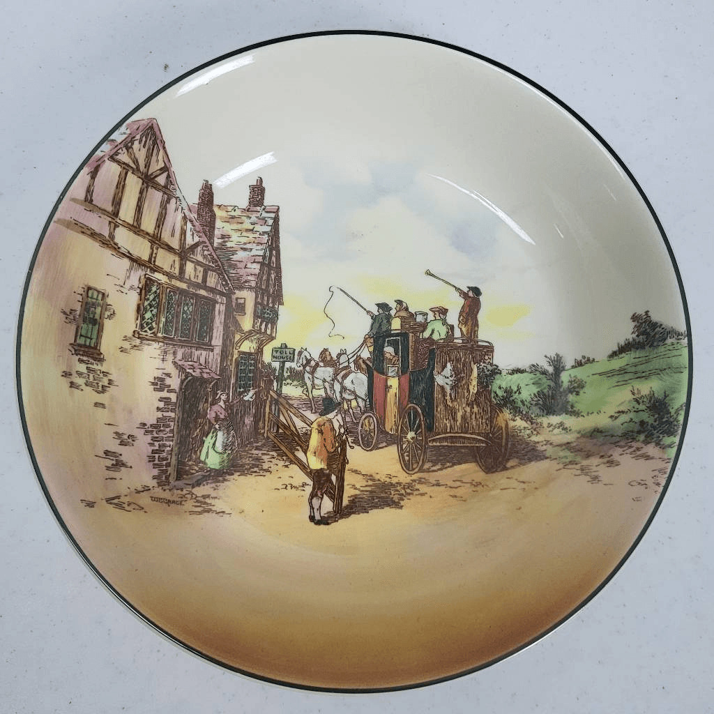 ROYAL DOULTON Old English Coaching Scenes Dinner Plate Collectors England