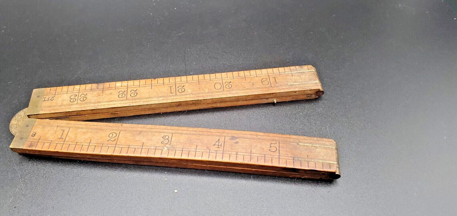 Folding Ruler, Hockley Abbey Vintage- Made in England, # 1163