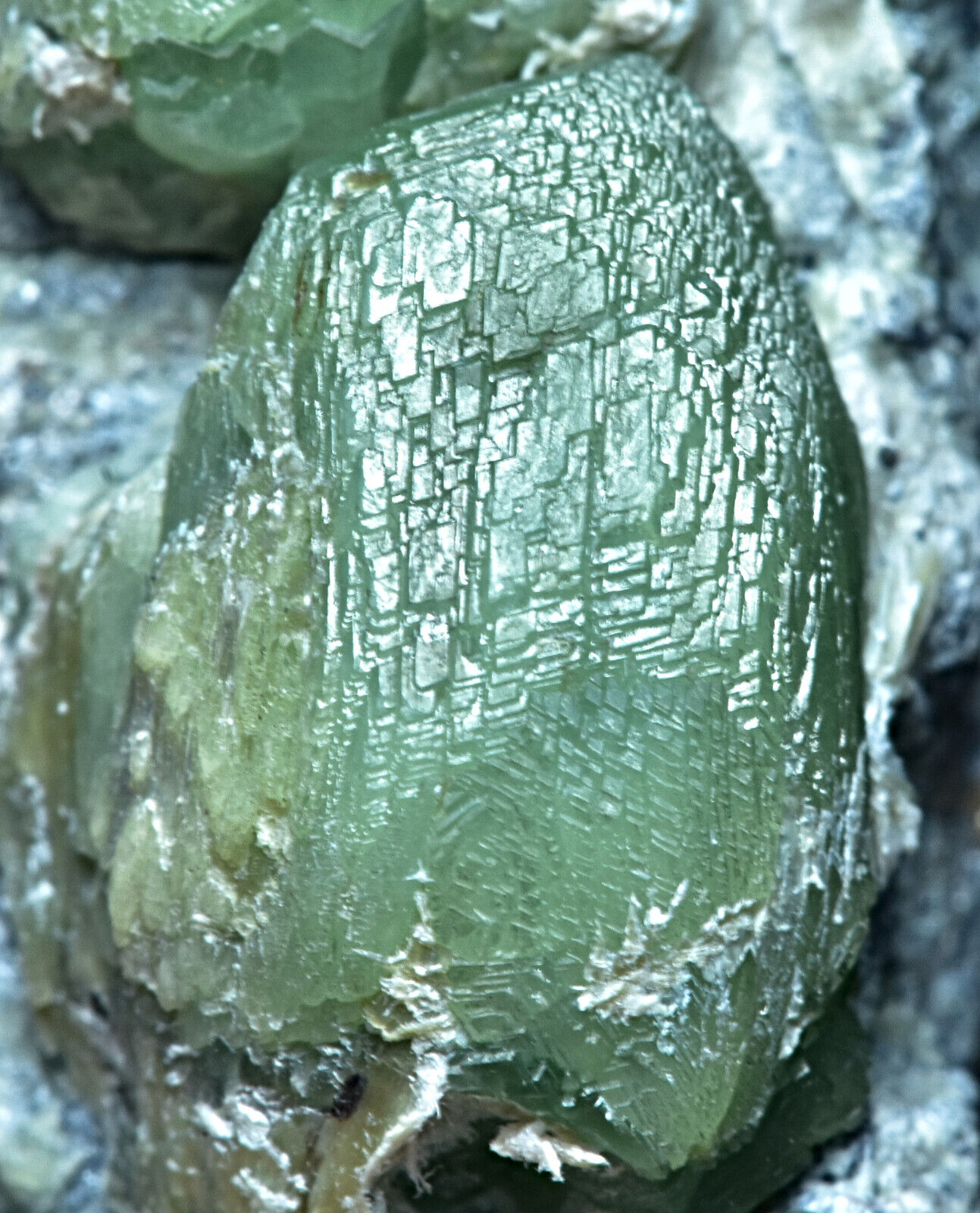 23 Gram Unique Etched Demantoid Garnet Crystal Specimen