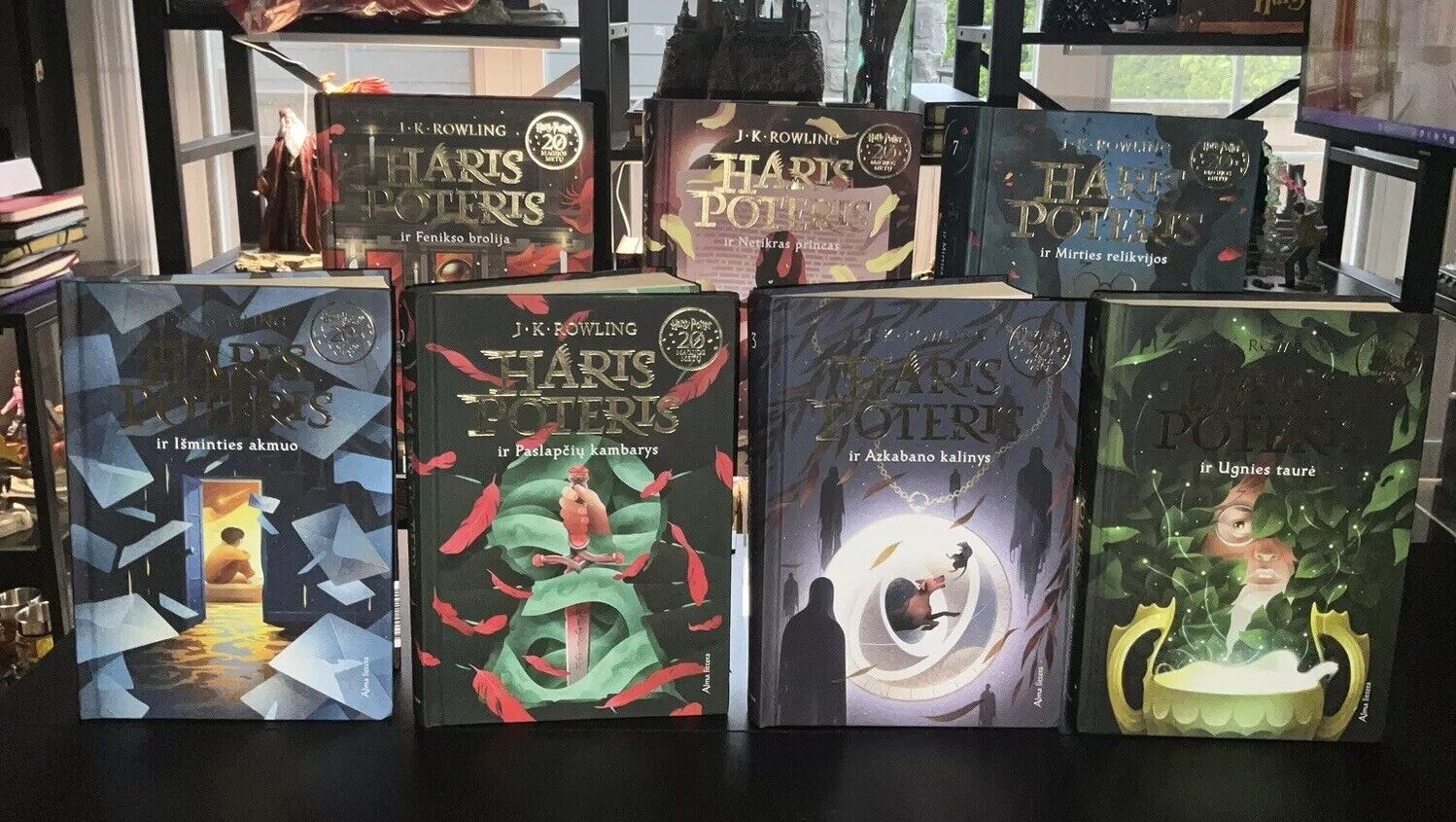 Harry Potter Complete Series (1-7) in Lithuanian Translation - 20th Anniversary