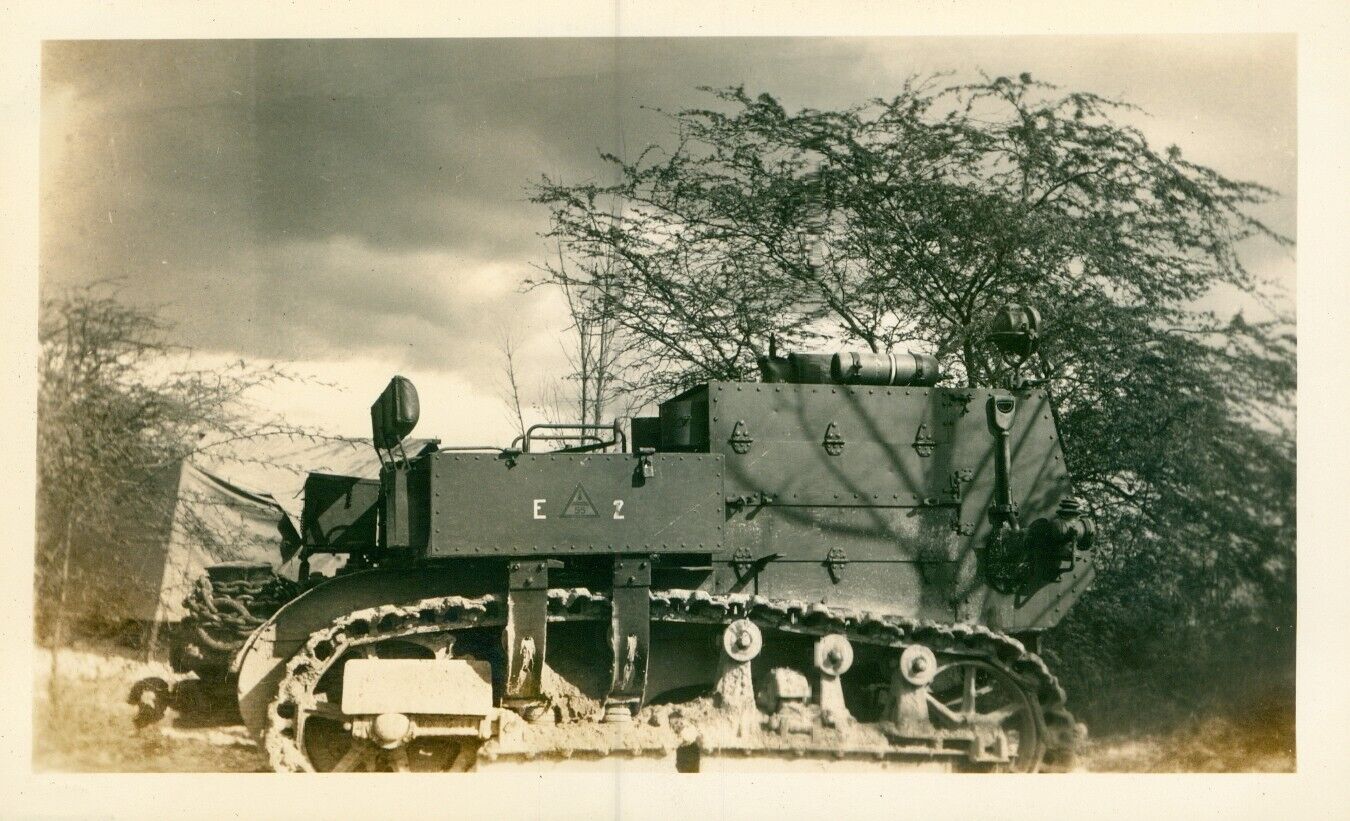 1936 US Army Hawaii Photo Army Day  Field Artillery 10 Ton Artillery Tractor