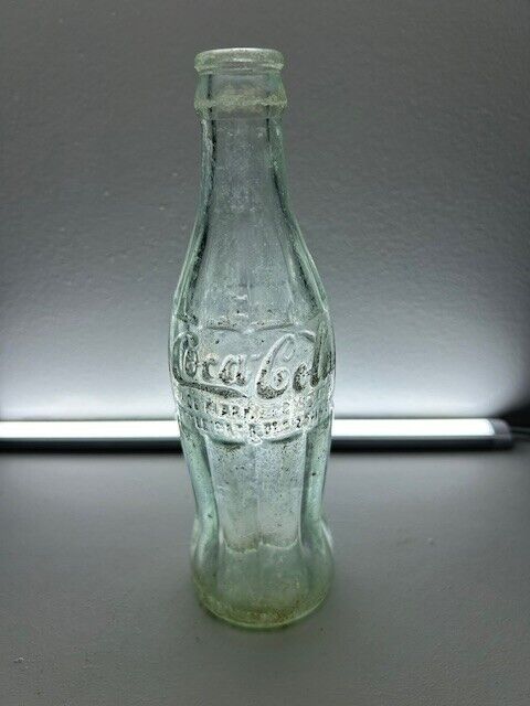 Hobbleskirt 1923 Christmas Coke From New Orleans **more clear than aqua in color