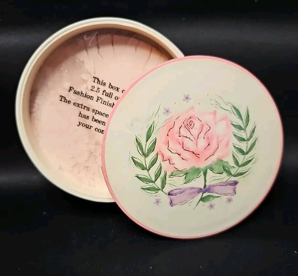 Vintage 1960s Avon Sheer Mist Face Powder  Rosy Shades Pink Shell SEALED NOS