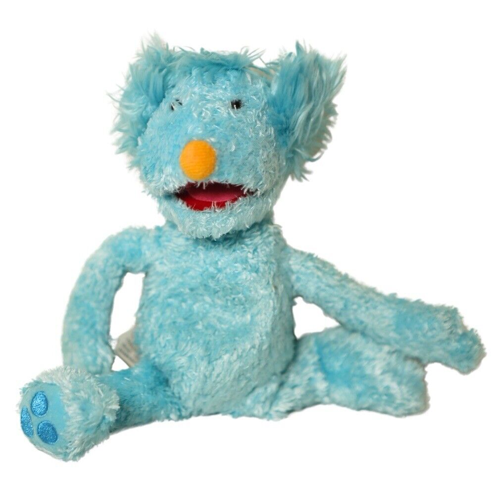 Rare Jim Henson Plush Toy Blue Muppet The Hoobs Blue Hubba Hubba 2001 Leader
