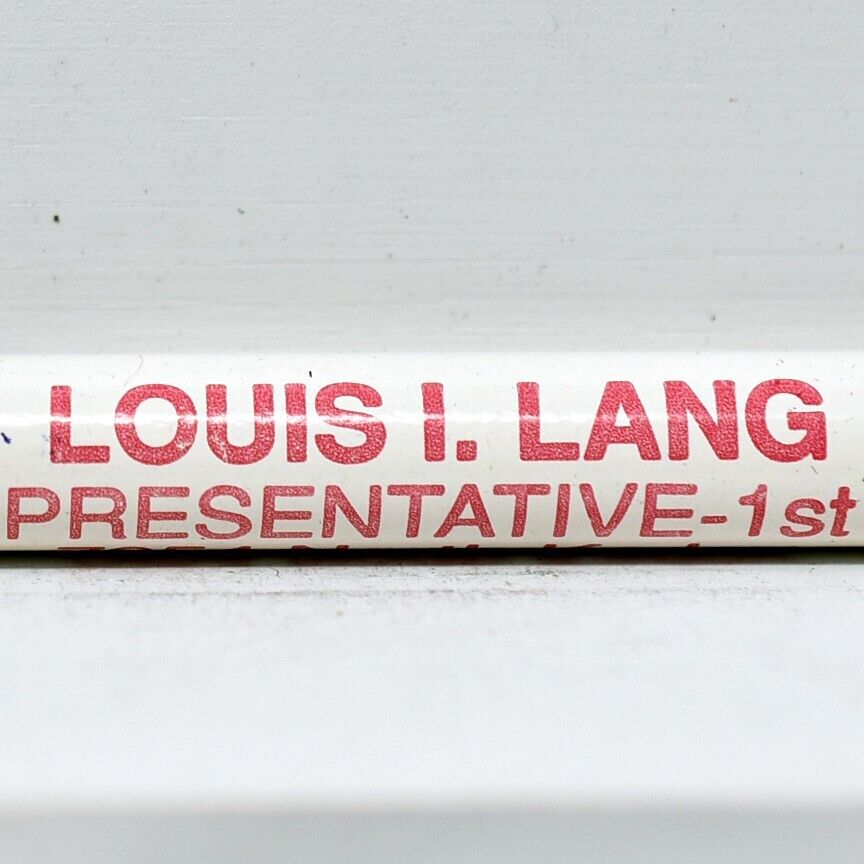 1986 Louis Lou Lang State Representative Skokie Illinois Political Pencil