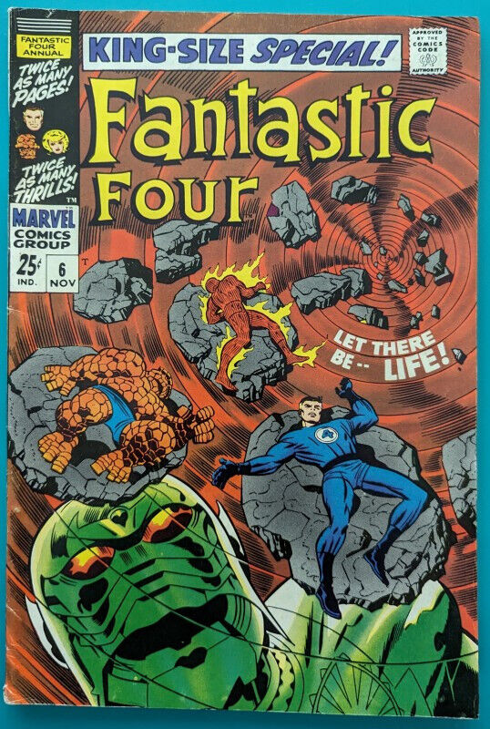 Fantastic Four Annual #6 (1968) First app Annihilus, Franklin Richards born
