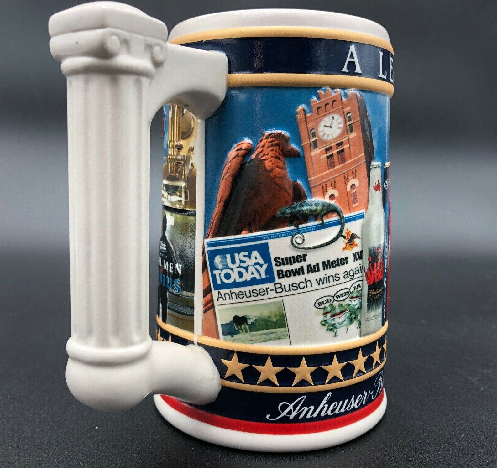 Anheuser-Busch Family Series Hand Crafted 2007 State Convention Beer Stein #6