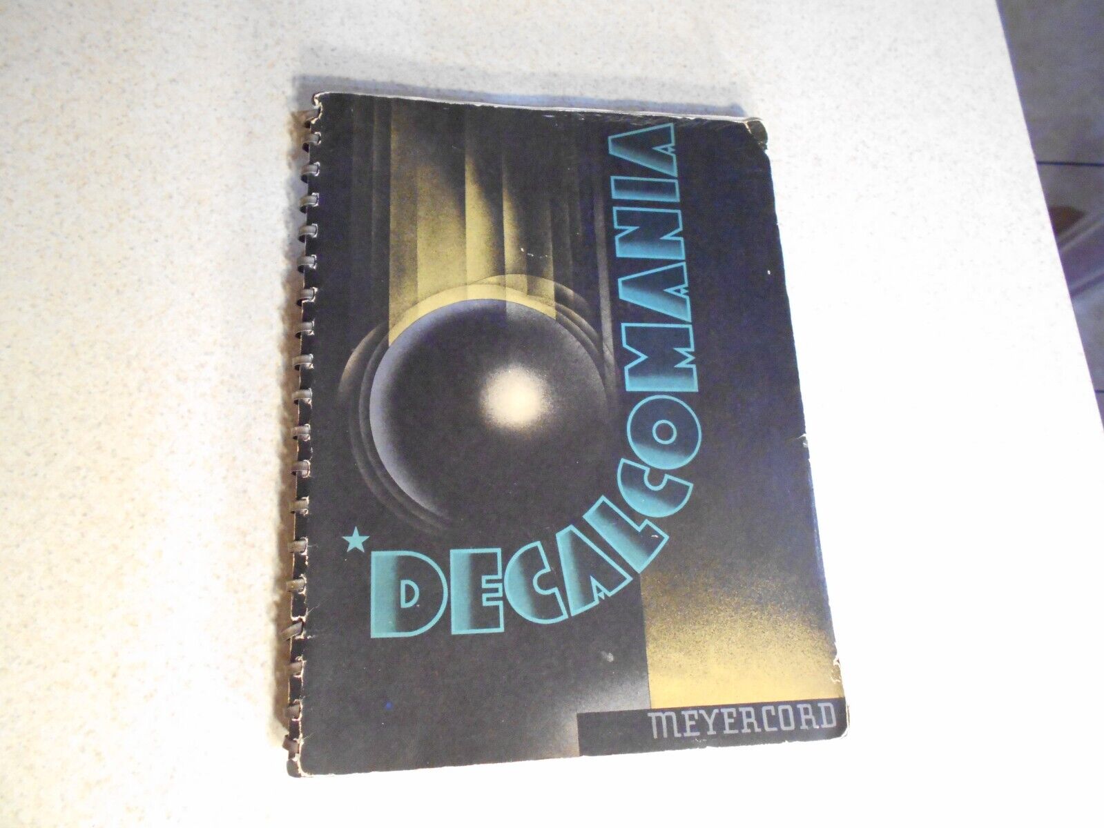 Vintage 1920s Meyercord Decalcomania Decal Sales manual w/ Samples Rare Deco